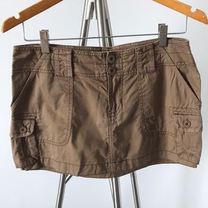 A&F Brown Cargo Skirt